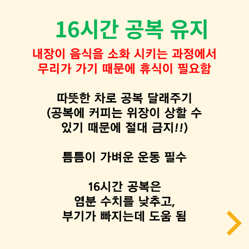 폭식 후에 살 안 찌는 다이어트 방법