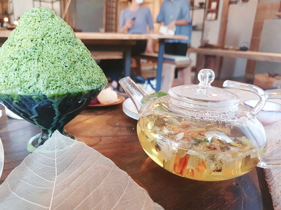 말차세트와 노마드세트