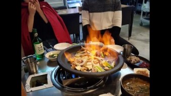 한우곱창 구이 전골