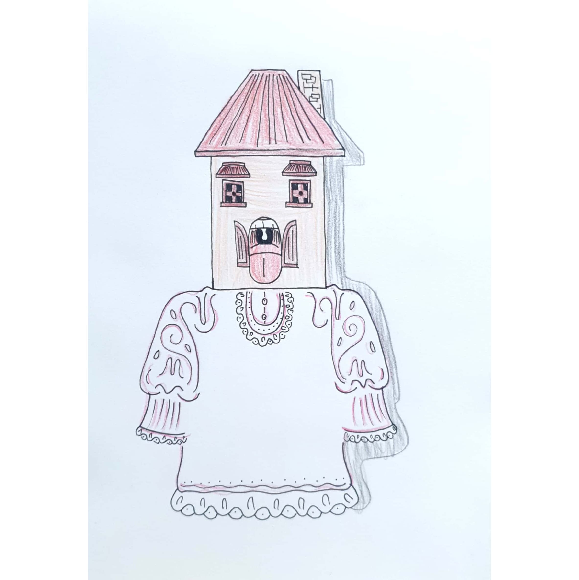  정각마다 비명을 지르는 집 얼굴