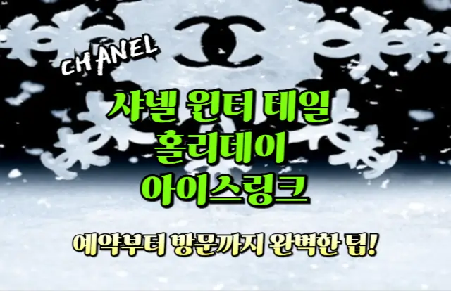 샤넬 홀리데이 아이스링크: 예약부터 방문까지 완벽한 팁!