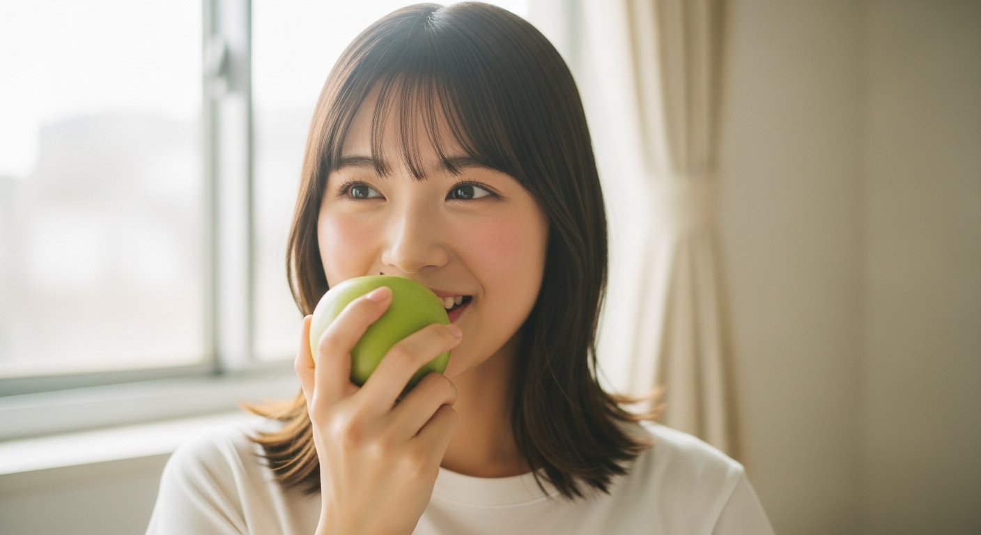 8월 제철과일 사과