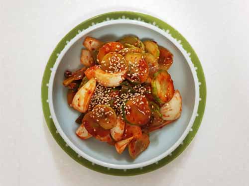  백종원 오이무침