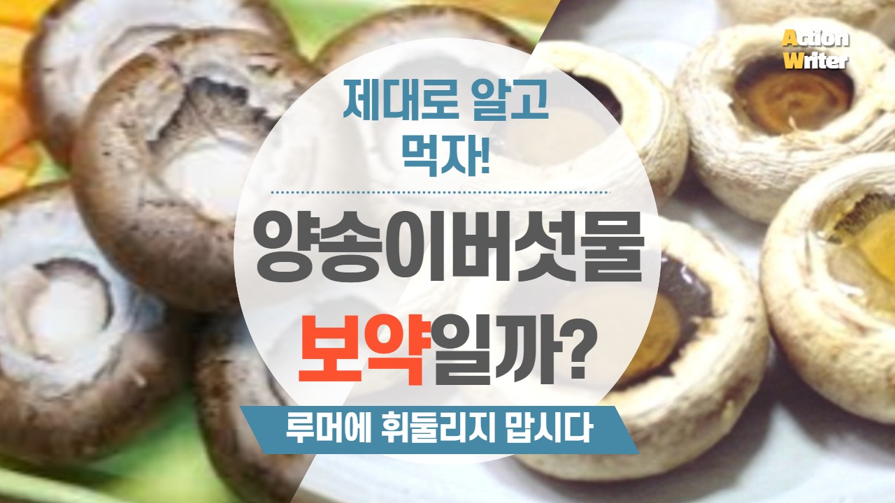  [음식 속설 탐구] 구운 양송이 버섯에 생긴 물이 보약일까?