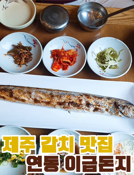  밥도둑 통갈치 맛집 제주 연동 이금돈지