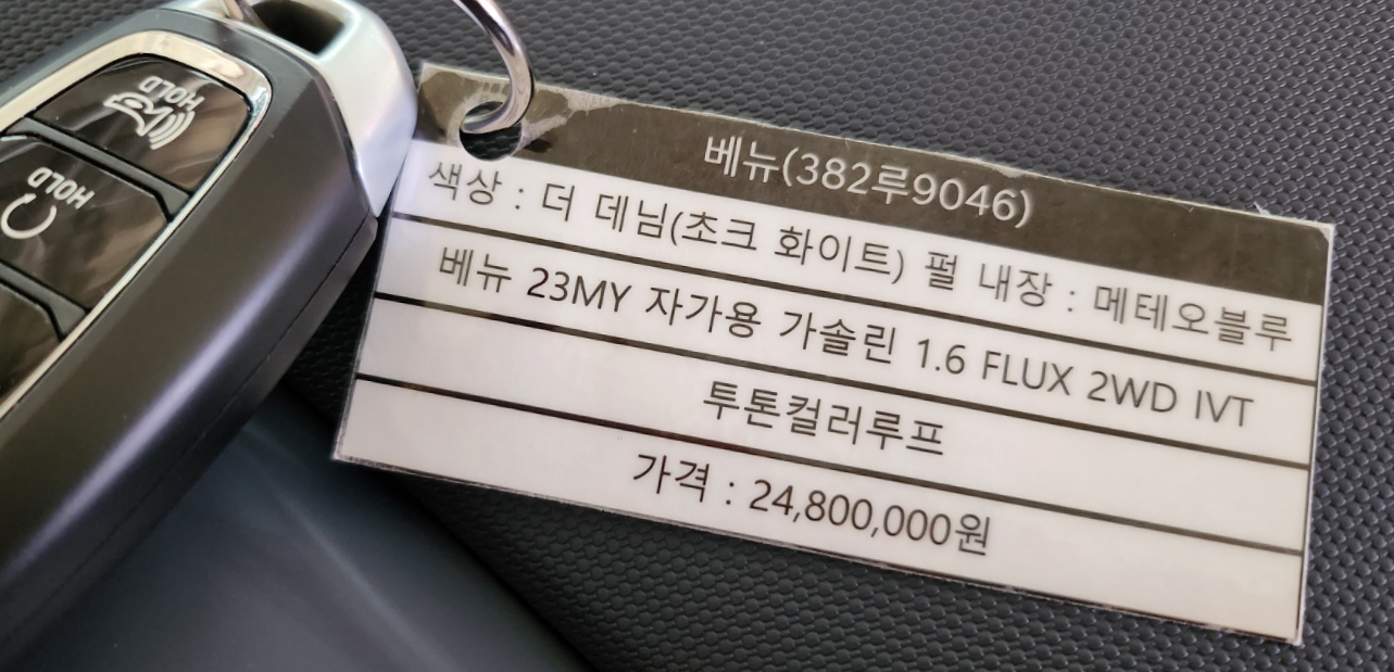 베뉴플럭스가격 2,480만원