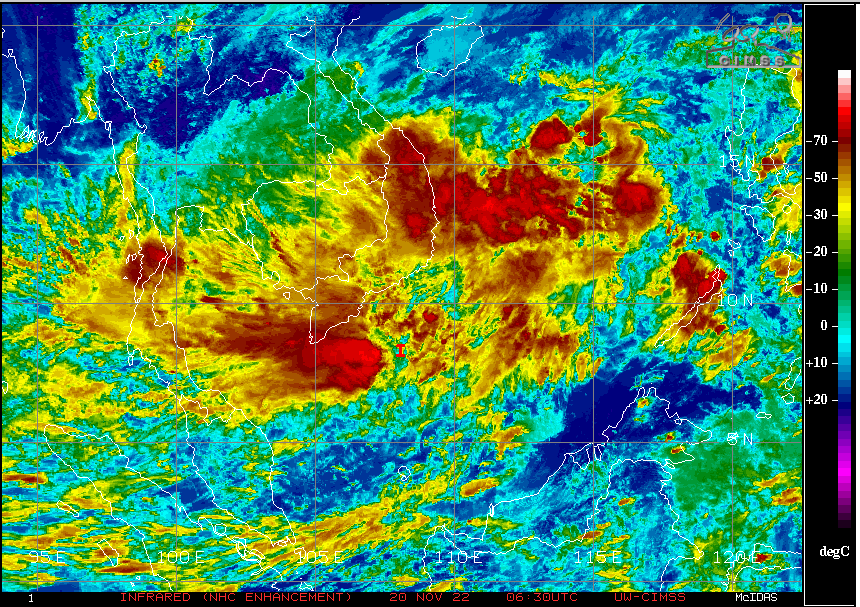 CIMSS 97W IR NHC