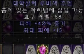  디아2 레저렉션 지증맥주얼