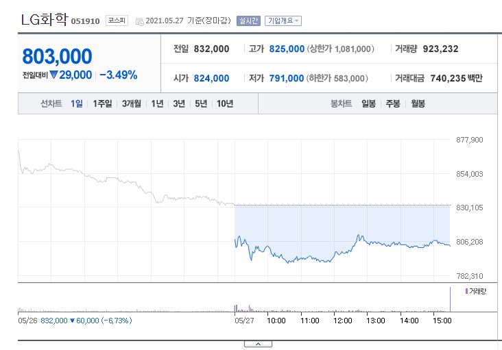  LG화학 주식 전망 예측
