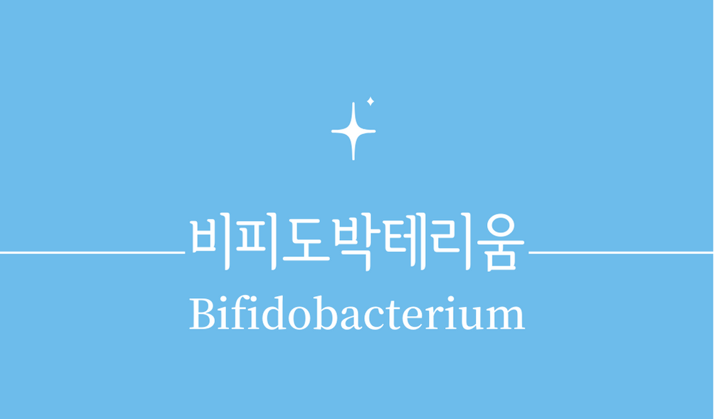 &#39;비피도박테리움(Bifidobacterium)&#39;