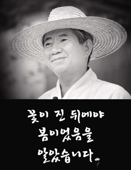 꽃이 지고 나서야 봄인줄 알았습니다