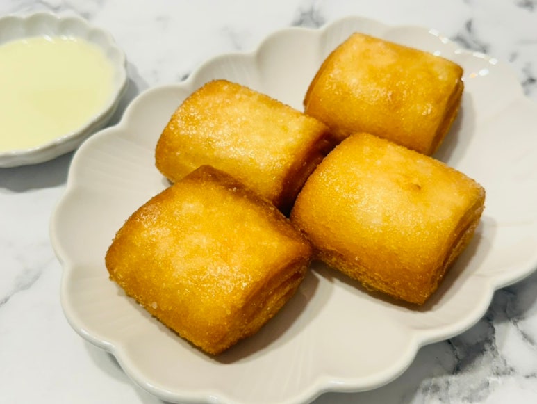 꽃빵튀김