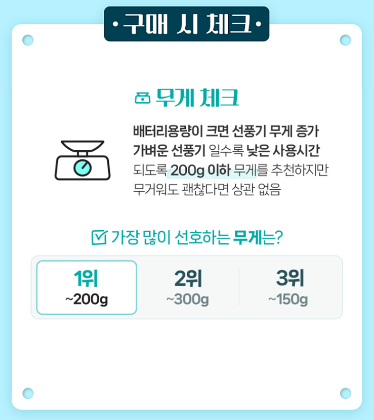 넥선풍기 추천 구매가이드3