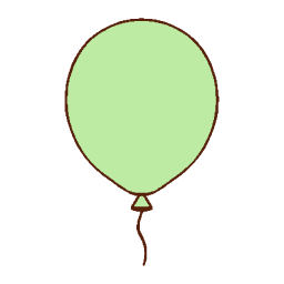 곰돌이푸 풍선 초록색