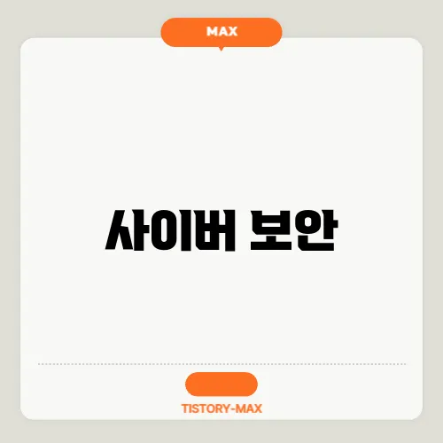 사이버 보안