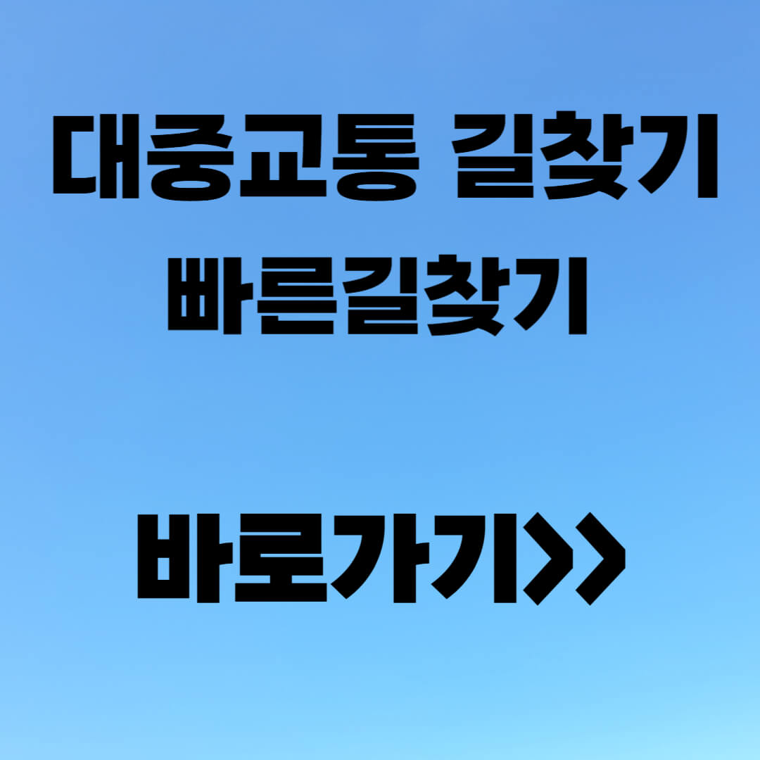 대중교통 길찾기 빠른길찾기 출발지 도착지