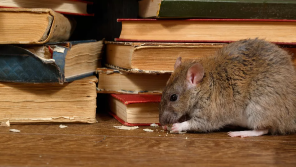 종이를 씹는 쥐(이미지 출처: Shutterstock)