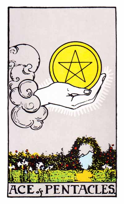  [타로카드 해석] 팬타클.1 (정/역방향)-Ace of Pentacles