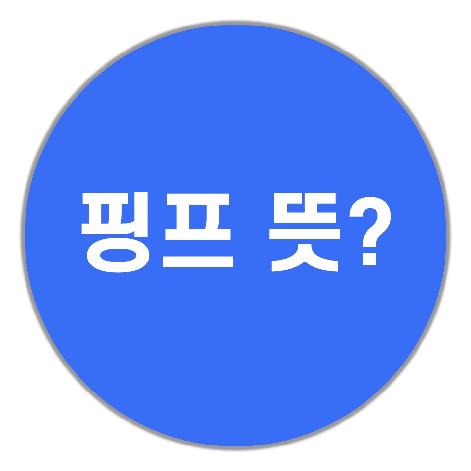  핑프 뜻?