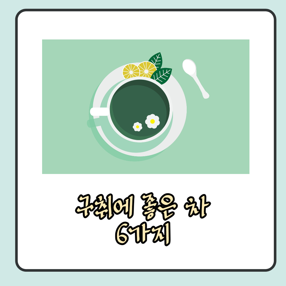  구취에 좋은 차 6가지 및 효능 극대화 방법은?