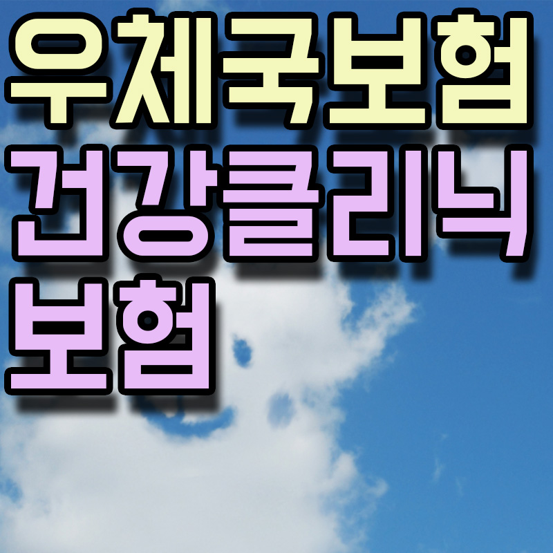 우체국 건강클리닉 보험 썸네일 이미지
