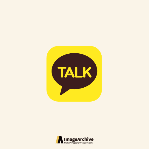 카카오톡 로고 kakao talk 원본 ai파일 다운로드