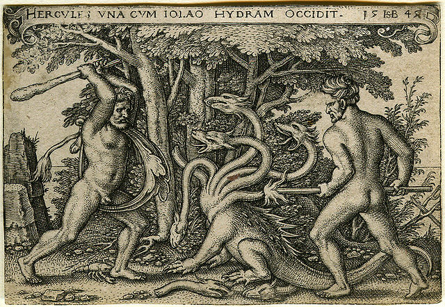 Hercules slaying the Hydra