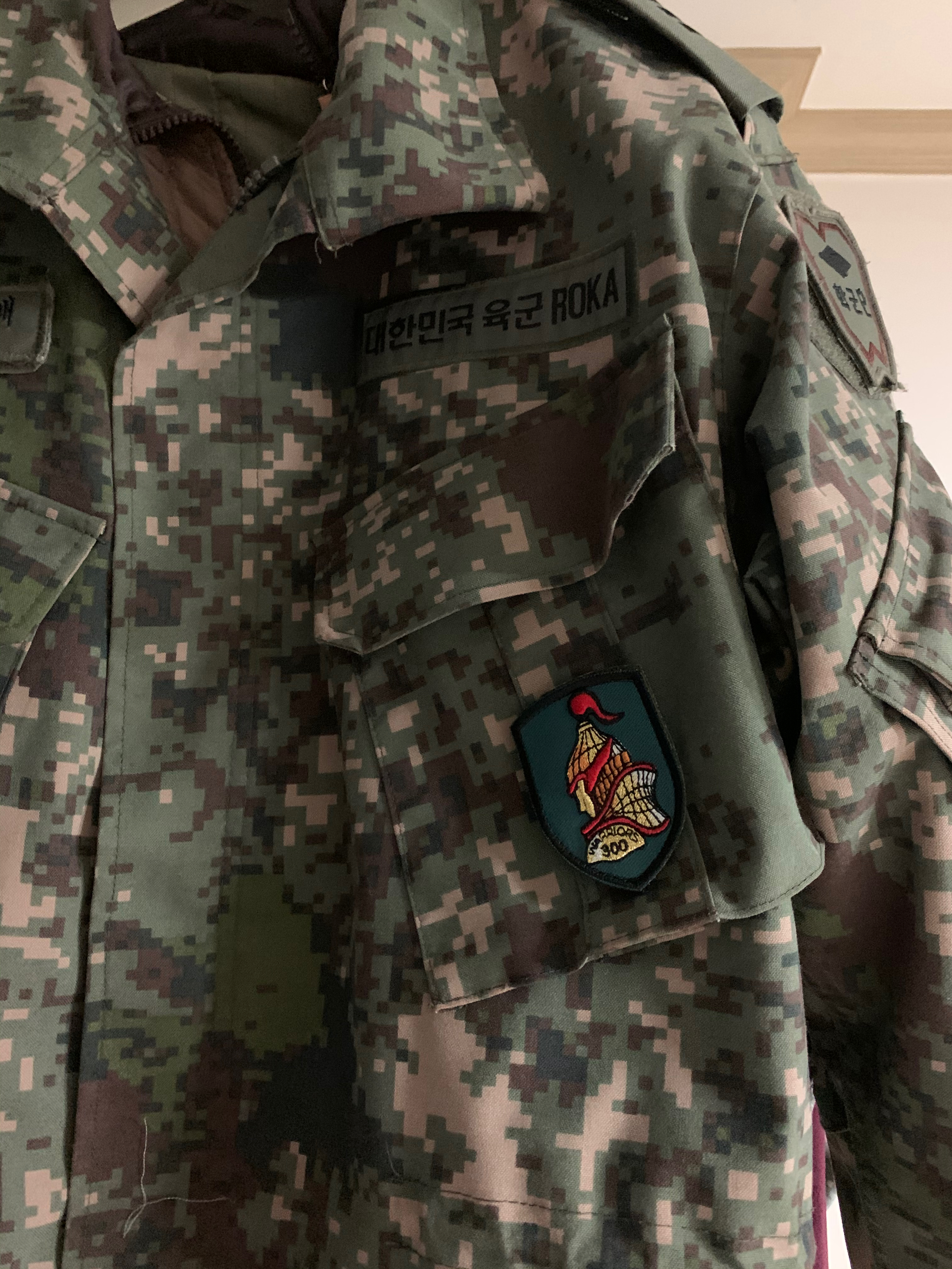학군단 전투복&#44; 300워리어 패치