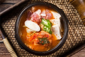 총각김치 두부김치국