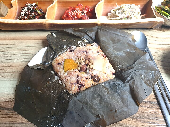 천안산둘레-연잎밥