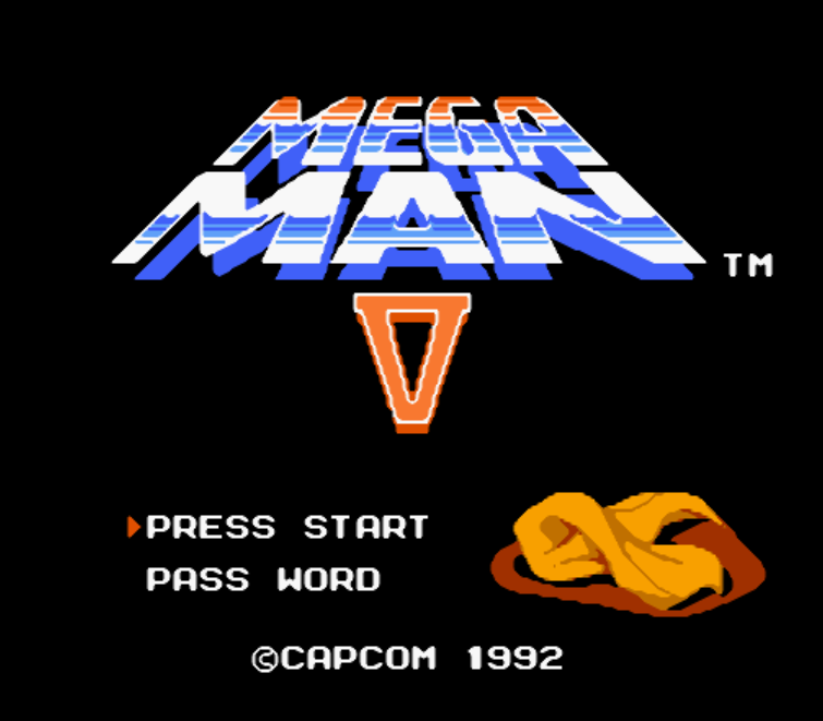  캡콤 (Capcom) - 메가 맨 5 북미판 Mega Man 5 USA (패미컴 - FC / NES - 롬파일 다운로드)