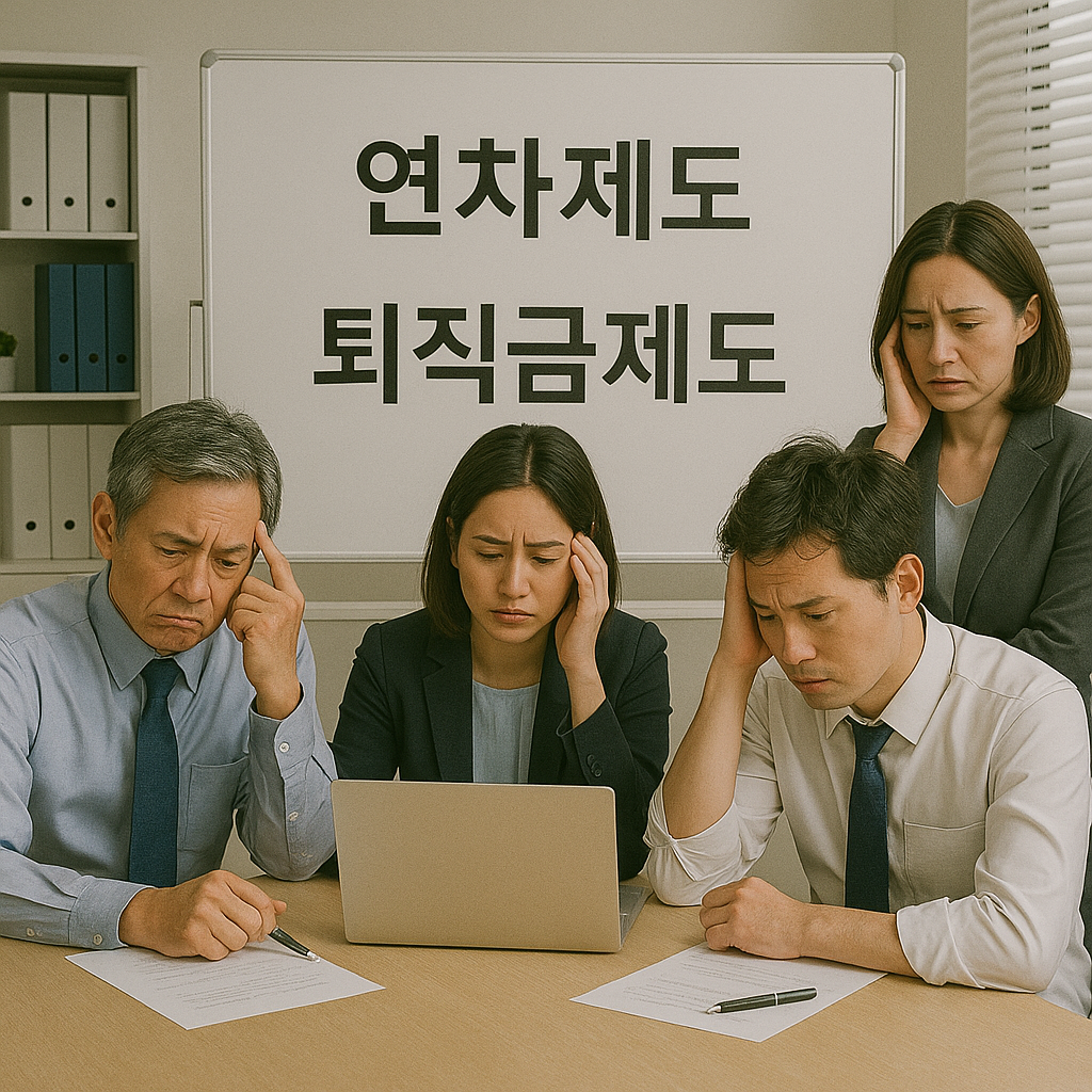 연차제도 퇴직금제도에 대한 고민