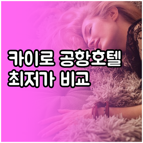공항과 가까운 카이로 호텔? 꼼꼼 비