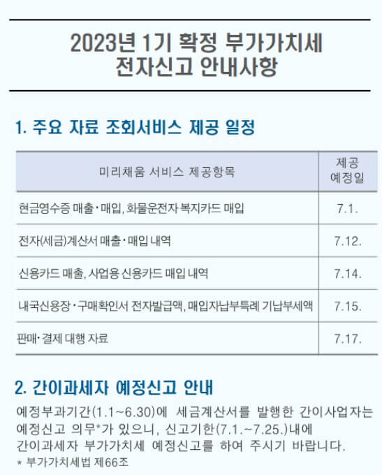 부가가치세 신고