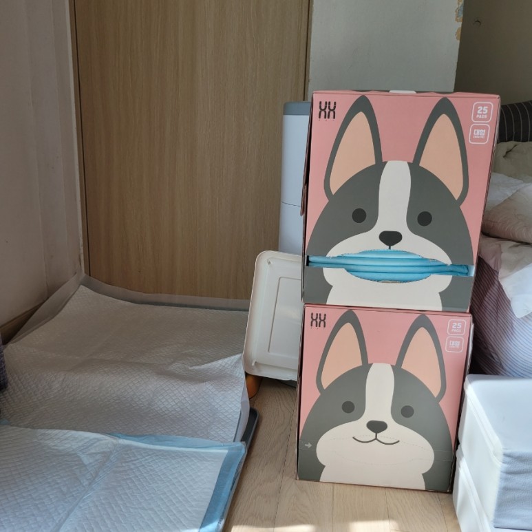 <달라 패드> 단단히 흡수! 중형견 애견패드 추천 14