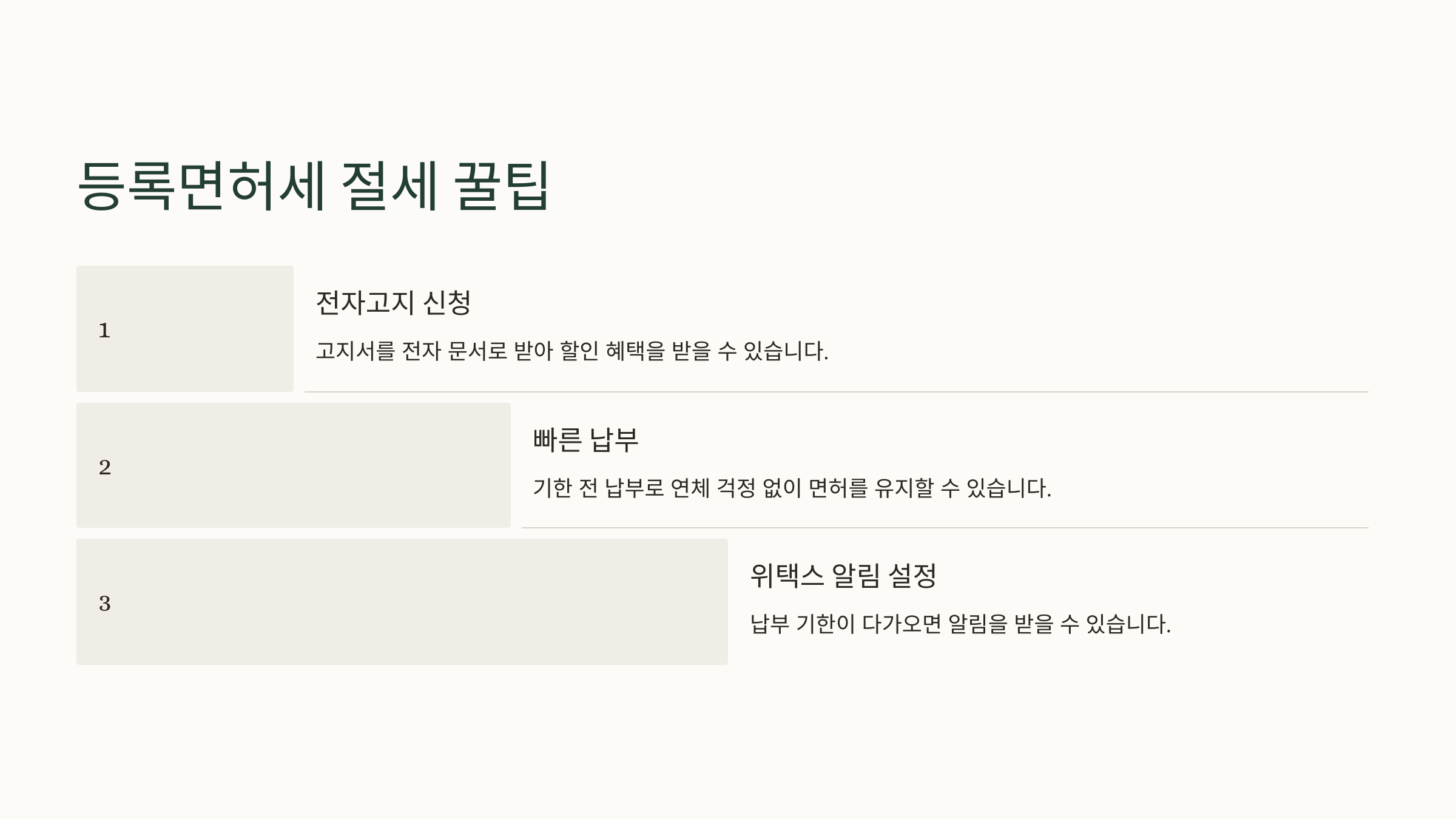 등록면허세 절세 꿀팁