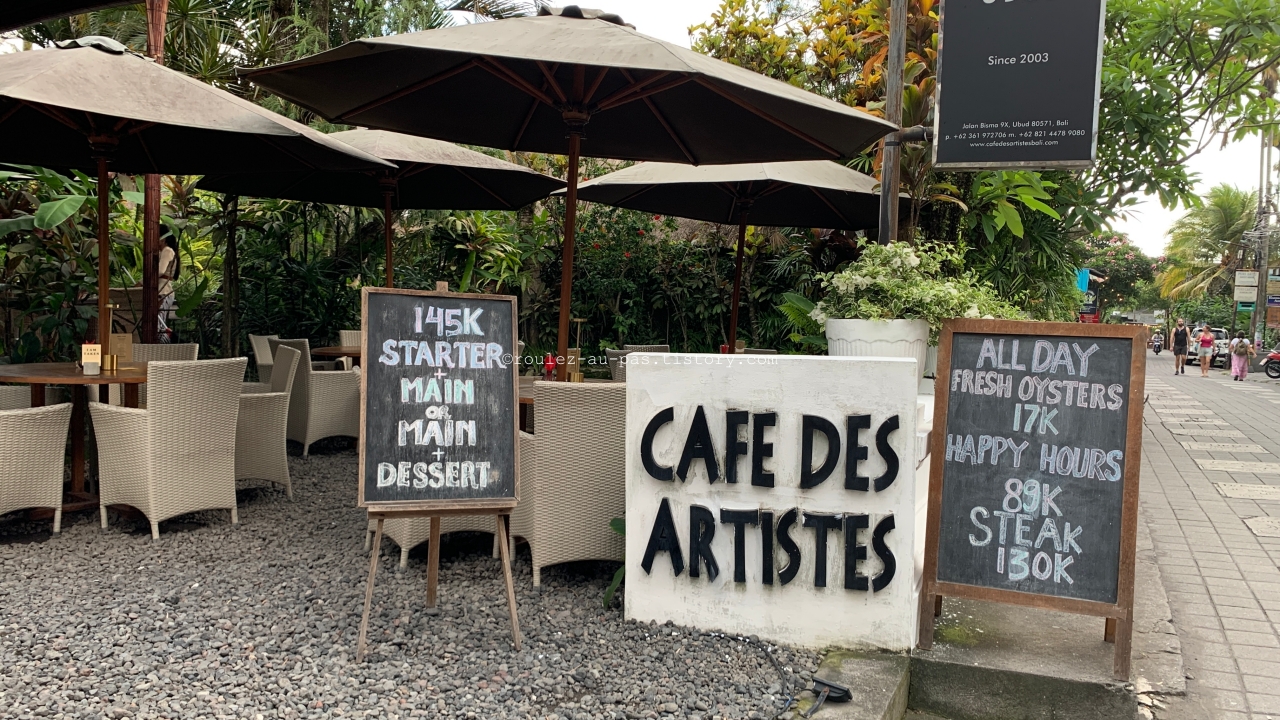 BALI-UBUD-CAFE DES ARTISTE