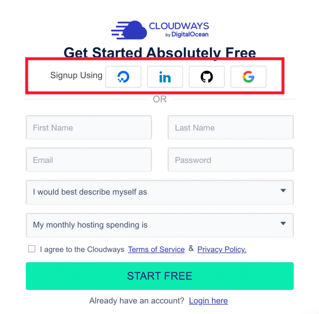 클라우드웨이즈-가입