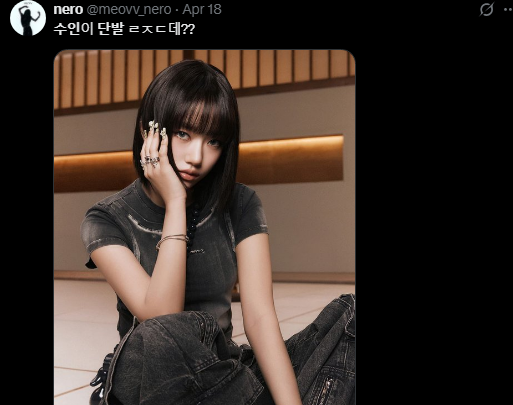 진짜 찰떡이라는 반응 많은 첫 단발한 미야오 수인...jpg | 인스티즈