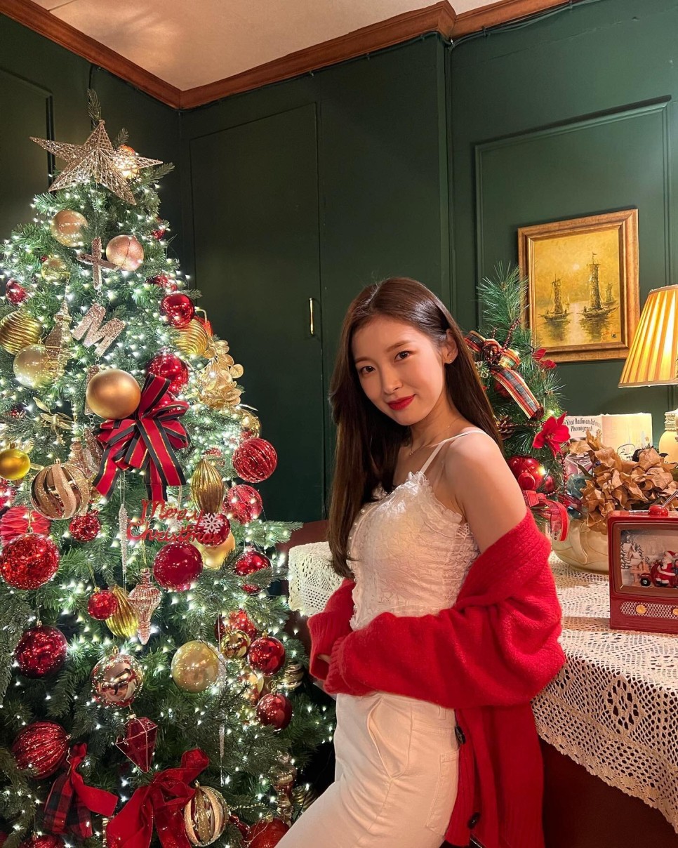  오마이걸 아린 크리스마스 인스타그램 업데이트 사진 2212