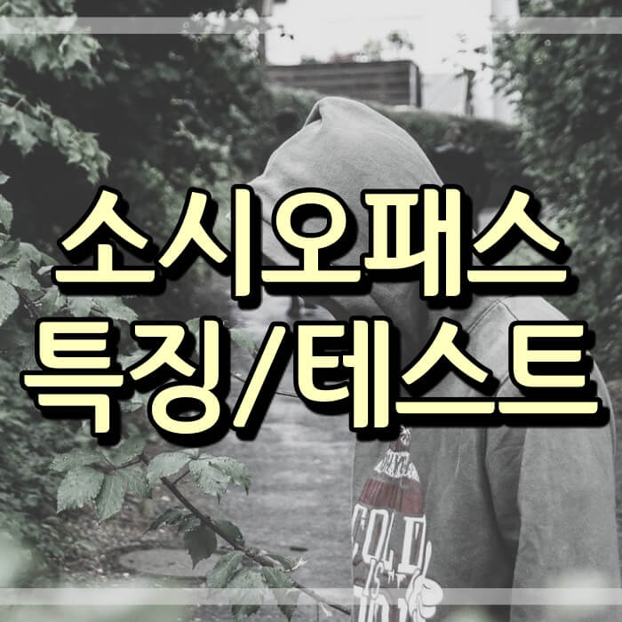 소시오패스 뜻과 특징, 원인 (사이코패스와 구분점)