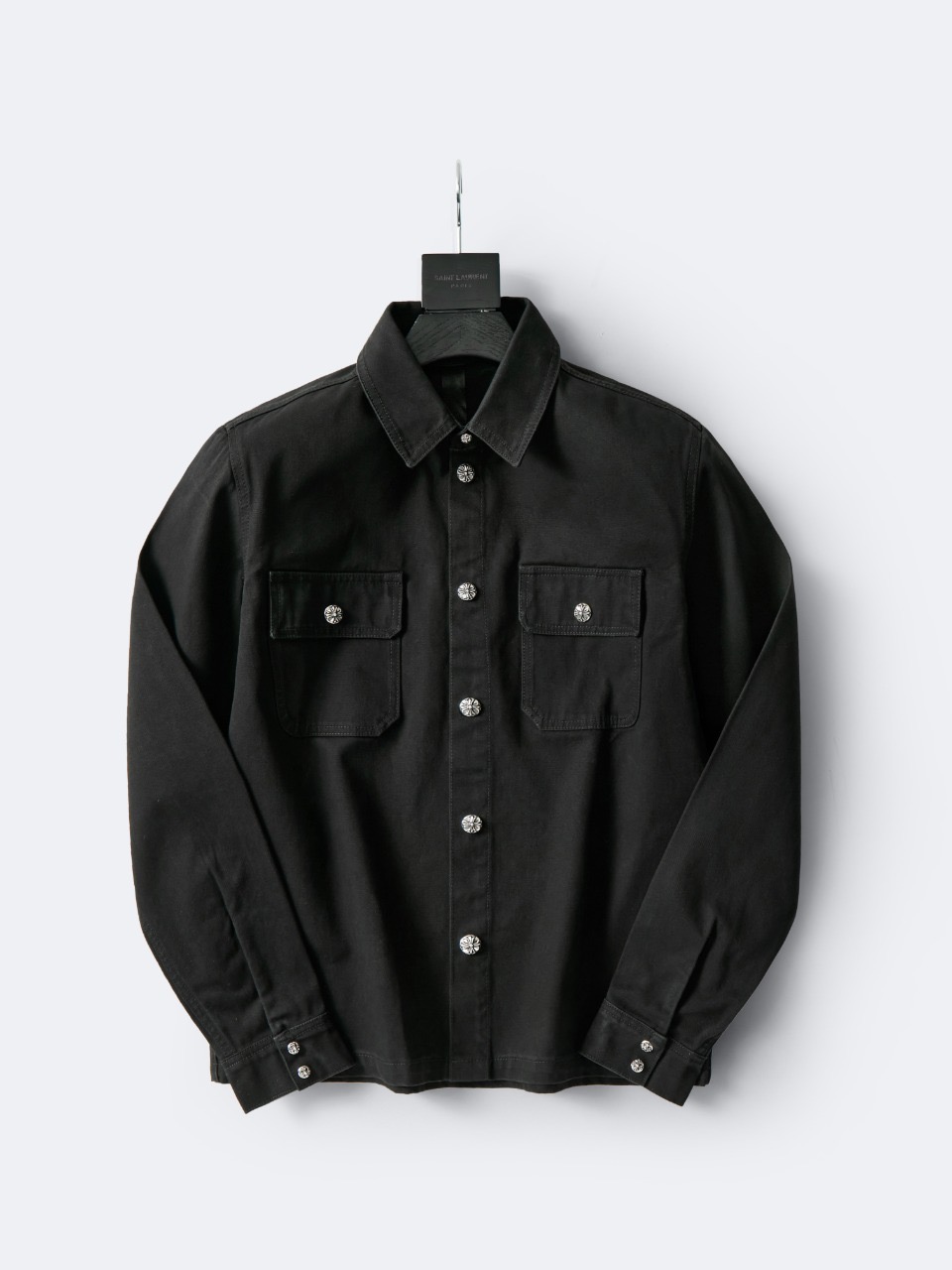  [CHROME HEARTS] 크롬하츠 로고 블랙 데님자켓