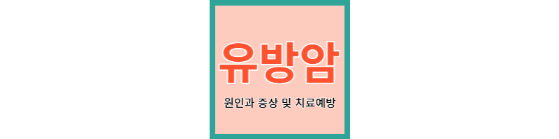  유방암 원인과 증상 및 치료 예방과 영양소 추천