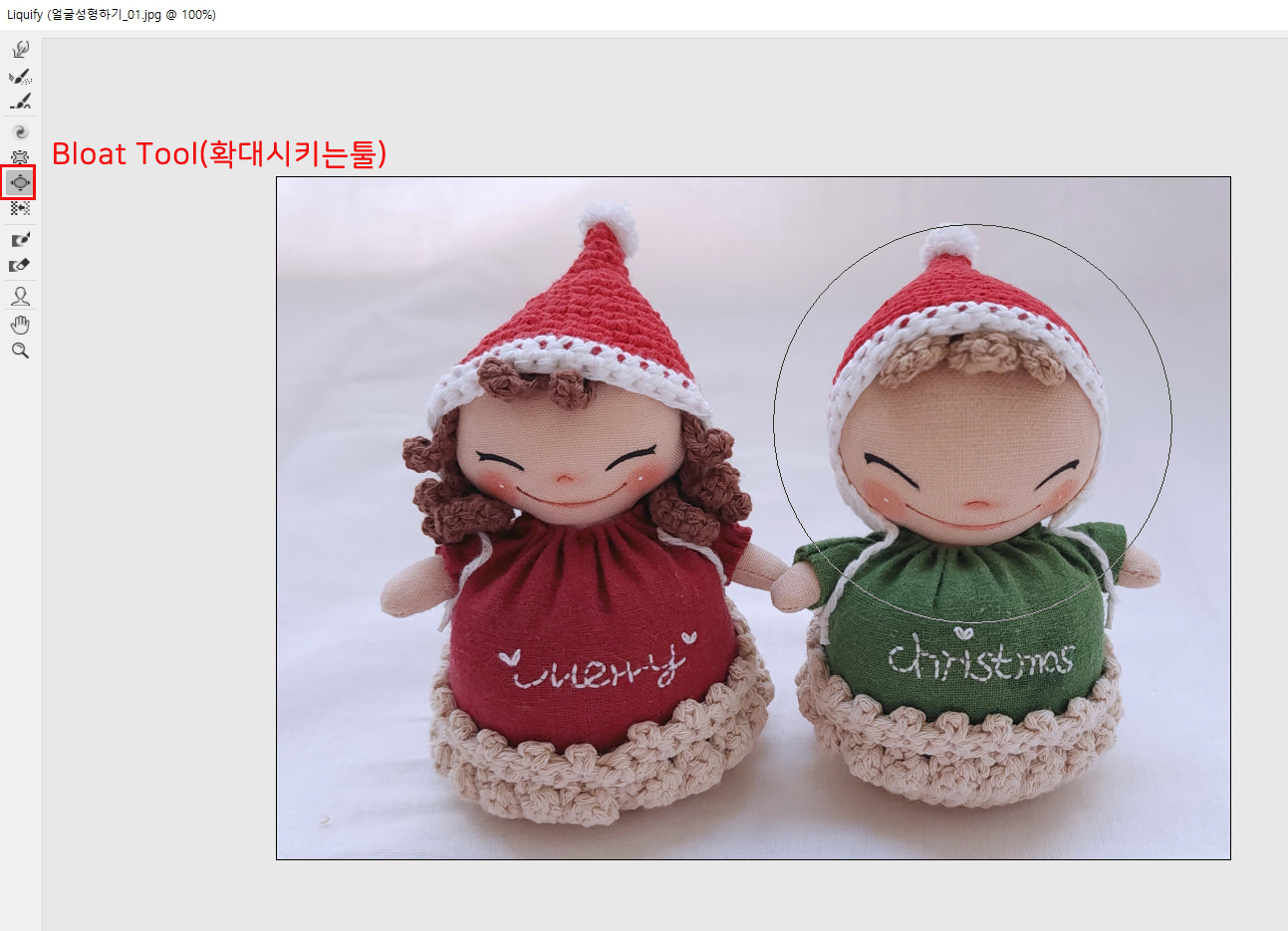 Liquify(픽셀유동화)필터로 이미지 성형하기_10