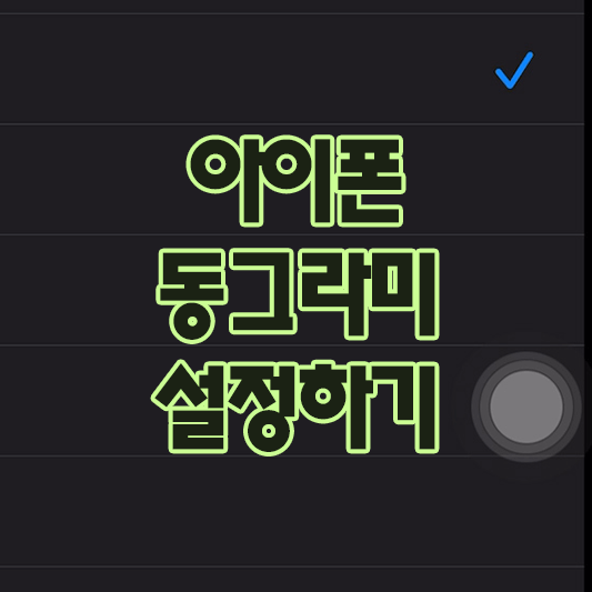 아이폰-동그라미-설정