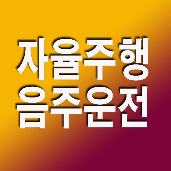 자율주행 음주운전