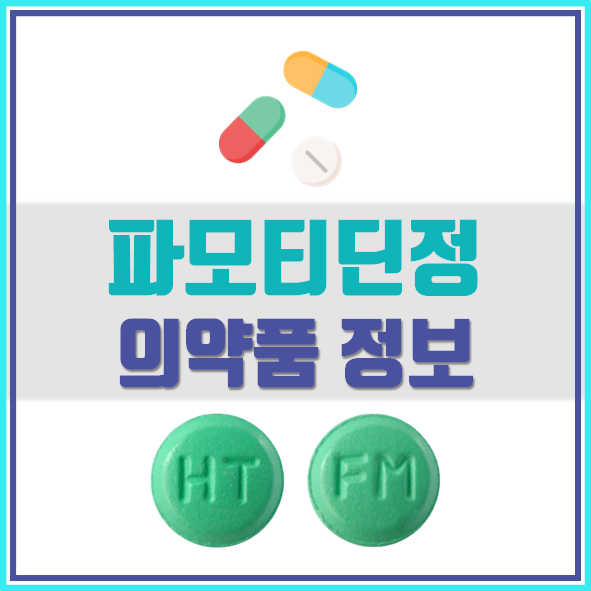  휴텍스 파모티딘정 20mg 효과 및 부작용