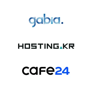 가비아&#44; 호스팅.kr&#44; 카페24-로고