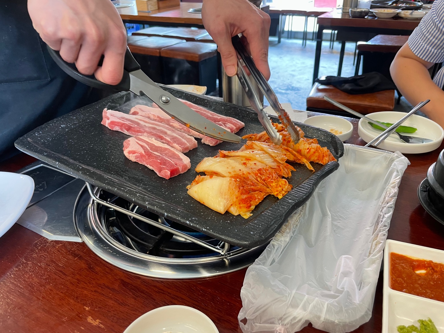 용산 가성비 좋은 삼겹살 정식