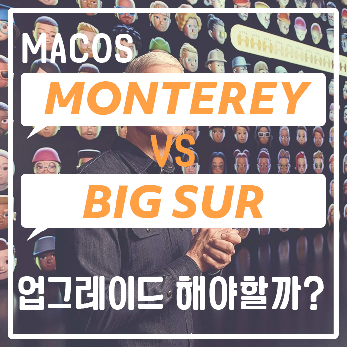 macOS Monterey Big Sur 비교